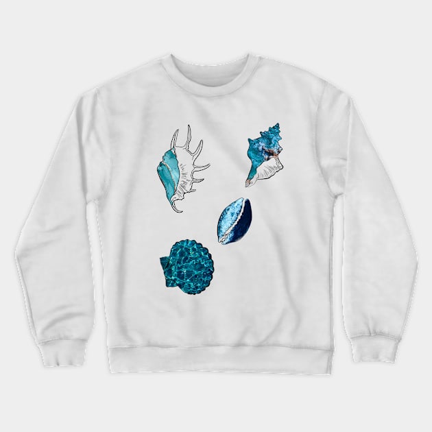 Sea shells Crewneck Sweatshirt by Miruna Mares